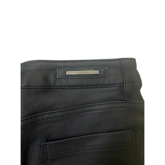 Velez for Leather Lovers Black Pants size 8 Women's Faux‎ Leather - Picture 9 of 9